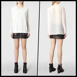 AllSaints Sheer Back Jovita Jumper XS NWOT